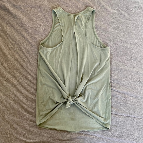 Willow Green All Tied Up Lululemon Tank